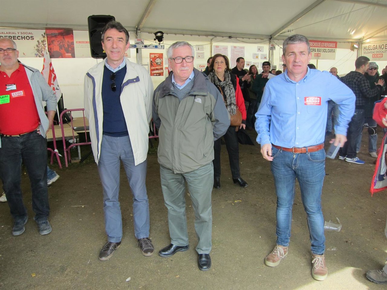 Toxo con Hernández en Villalar