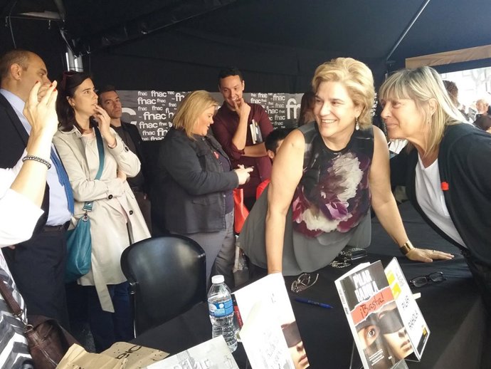 Pilar Rahola, en Sant Jordi