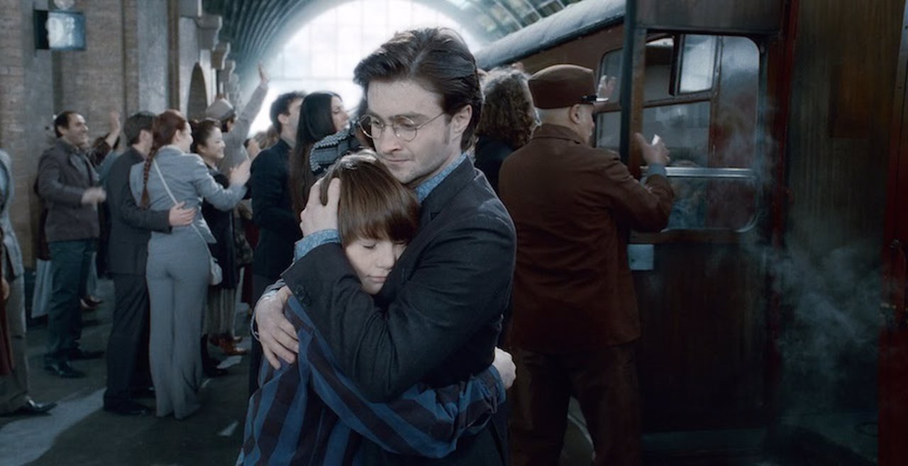 Harry Potter y su hijo Albus Severus