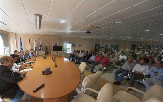 Un momento de la reunión