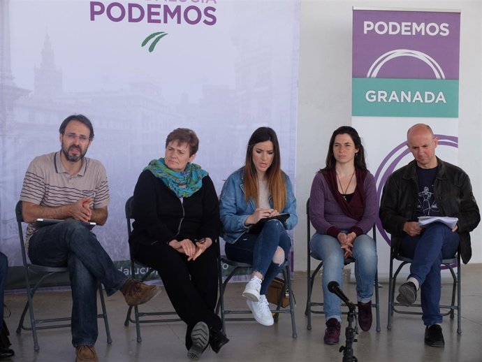 Encuentro de Podemos en Gójar (Granada)