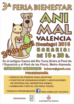Cartel de la Feria Bienestar Animal