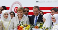 Merkel y Tusk llegan a Turquía para abordar la crisis migratoria con el primer ministro Davutoglu