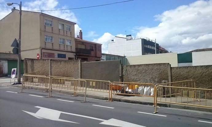 Pared del centro educativo.