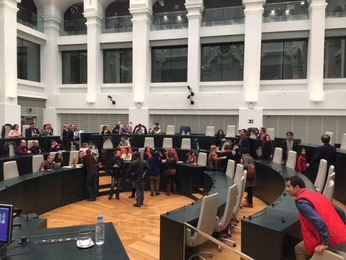 Pleno abierto del Ayuntamiento de Madrid
