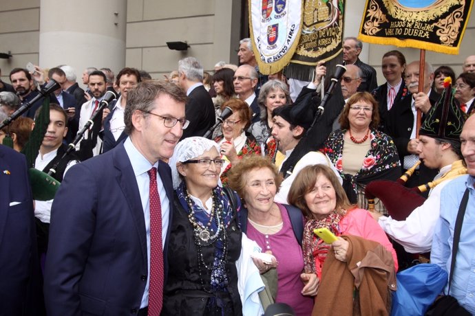 Feijóo asiste a la festividad Buenos Aires Celebra Galicia en la capital