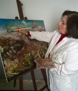 La pintora Carmen Redondo