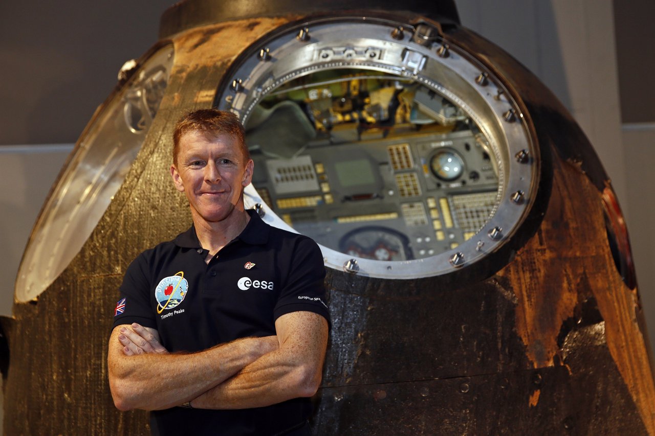 El astronauta británico Tim Peake