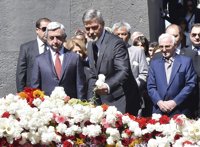 El presidente de Armenia critica la postura "hostil" de Turquía en los actos en conmemoración del genocidio
