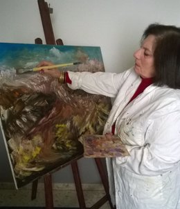 La pintora Carmen Redondo