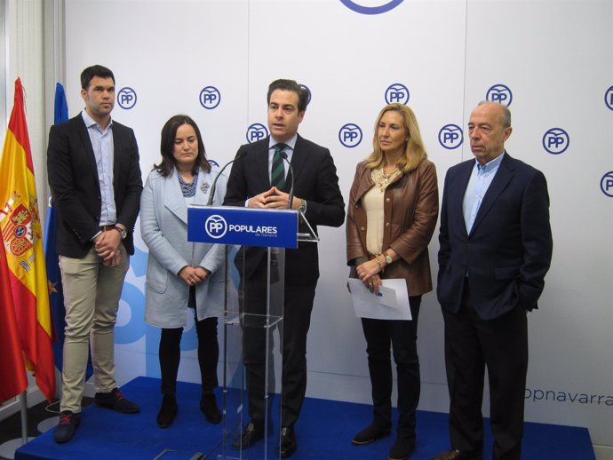 Javier García, Cristina Sanz, Pablo Zalba, Ana Beltrán y Pérez-Lapazarán (PPN).