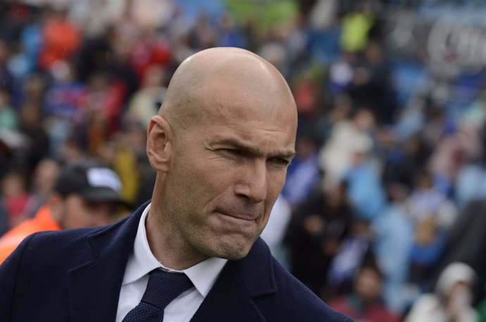 Zinedine Zidane en el Getafe C.F. S.A.D. - Real Madrid C.F. 