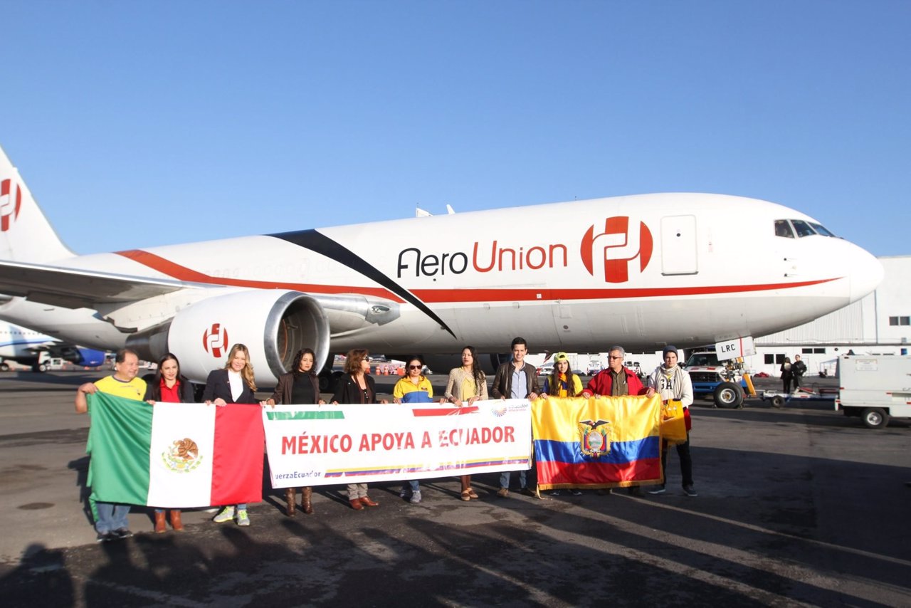 México envía 100 toneladas a Ecuador
