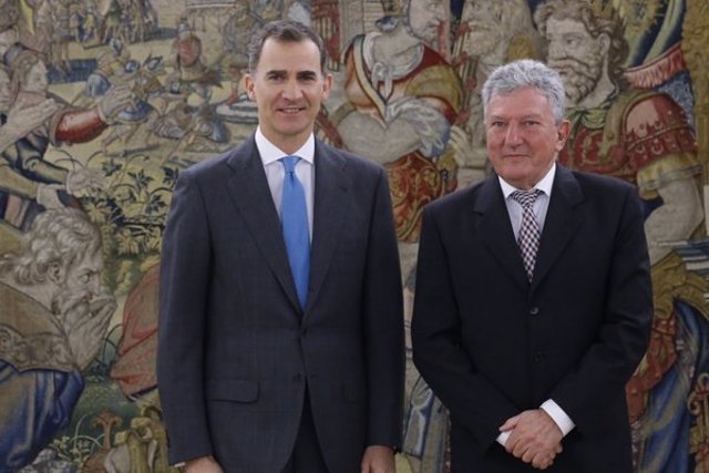El Rey con Pedro Quevado