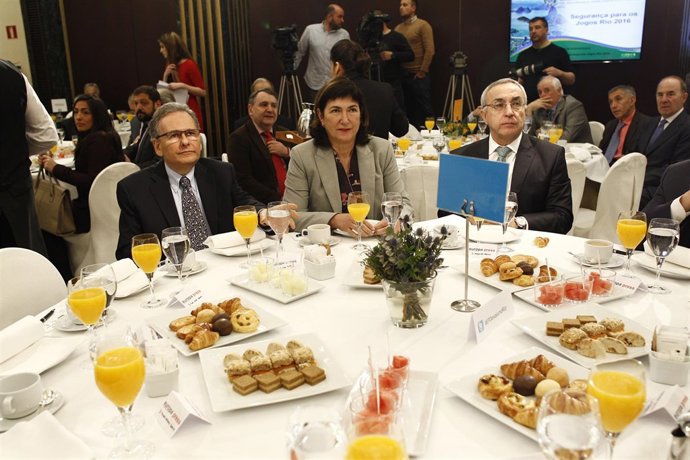 Antonio Simoes, embajador de Brasil, y Alejandro Blanco