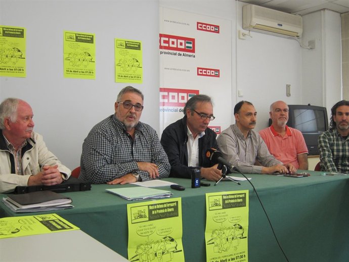 Rueda de prensa de la Mesa del Ferrocarril