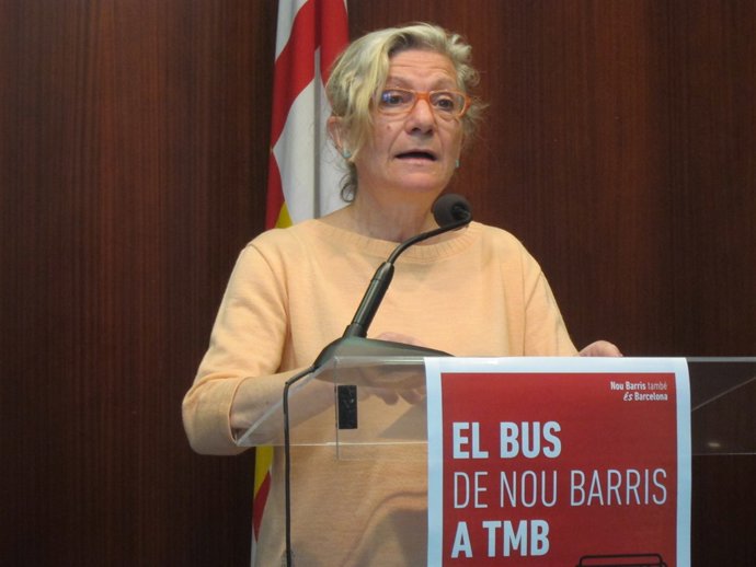 La líder de la CUP en el Ayuntamiento de Barcelona, Maria José Lecha