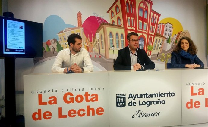 Merino, Vea y Fernández, en la rueda de prensa