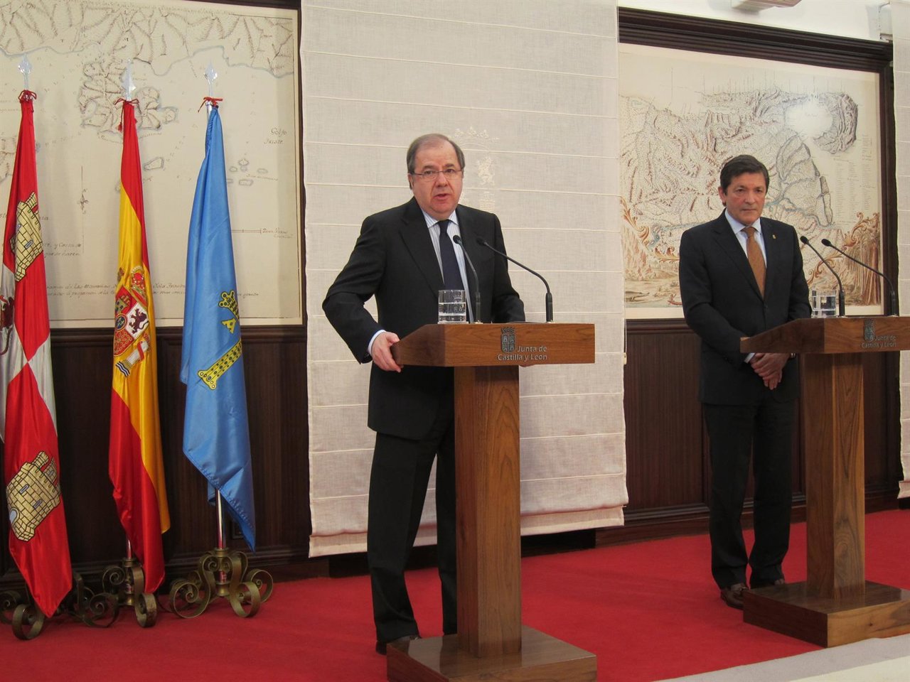 Presidentes de Castilla y León y Asturias