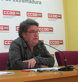 Julián Carretero en rueda de prensa sobre Aguablanca