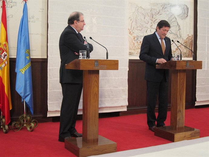 Reunión de presidentes de Castilla y León y Asturias