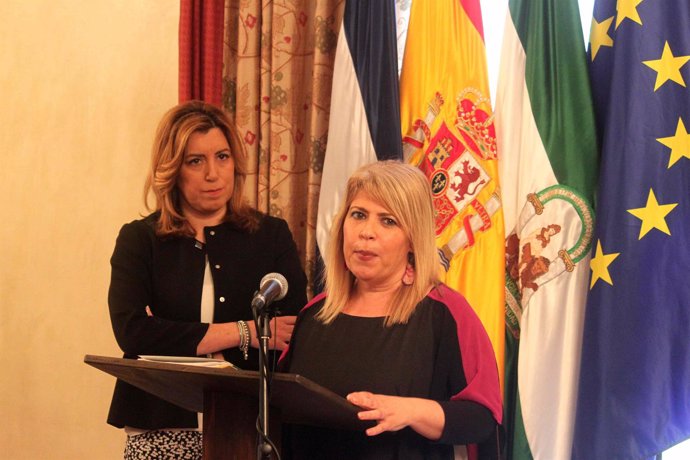 Susana Díaz y la alcaldesa de Jerez, Mamen Sánchez