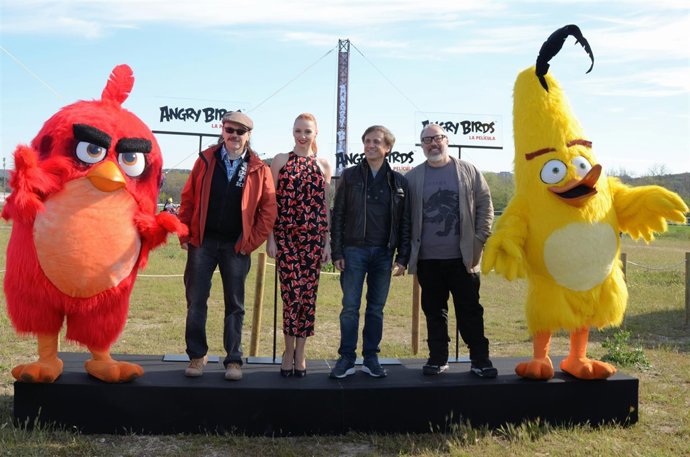 Presentación de la película Angry Birds