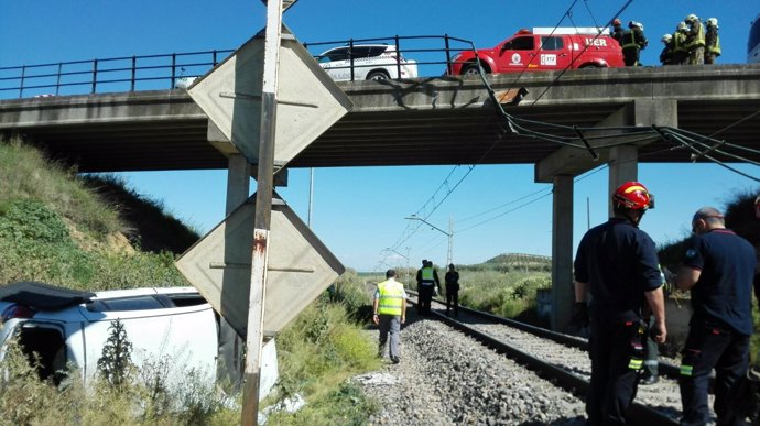 Accidente en Valencina