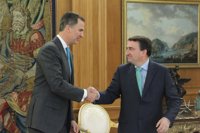 El Rey recibe en Zarzuela al portavoz del PNV, que da por hecho que habrá elecciones