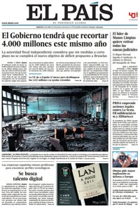 Las portadas de los periódicos de hoy, martes 26 de abril