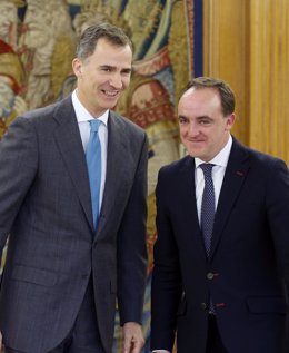 El rey Felipe VI ha recibido a Javier Esparza