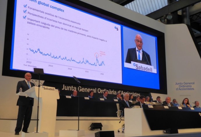 Junta de accionistas de Banco Sabadell 2016