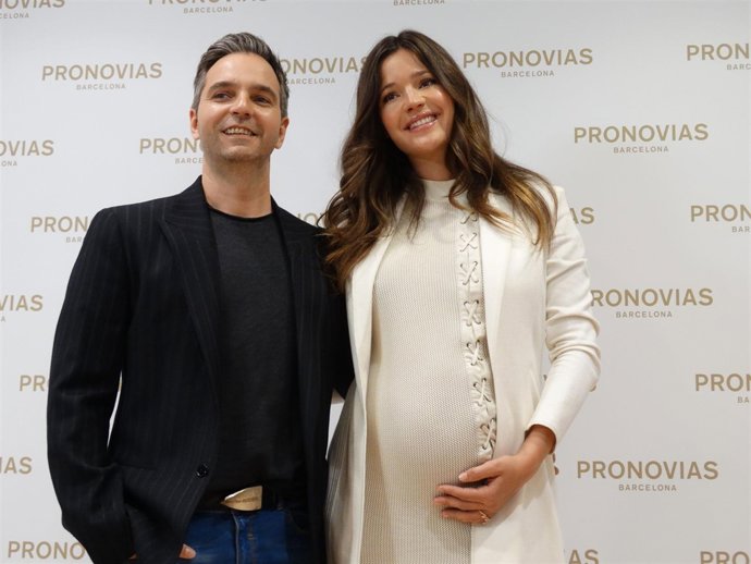 Malena Costa acto de Pronovias en Barcelona/ Ana B