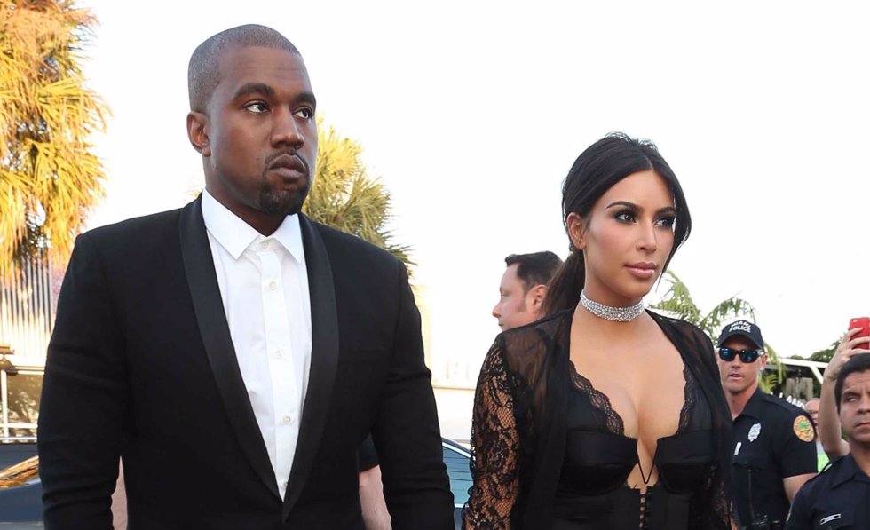 151034, Kim Kardashian And Kanye West Arriving At Dave Grutman's Wedding At The 