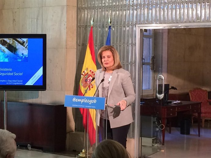 La ministra de Empleo, Fátima Báñez