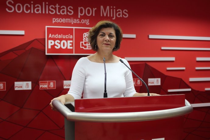 La portavoz del PSOE en Mijas, Fuensanta Lima, 