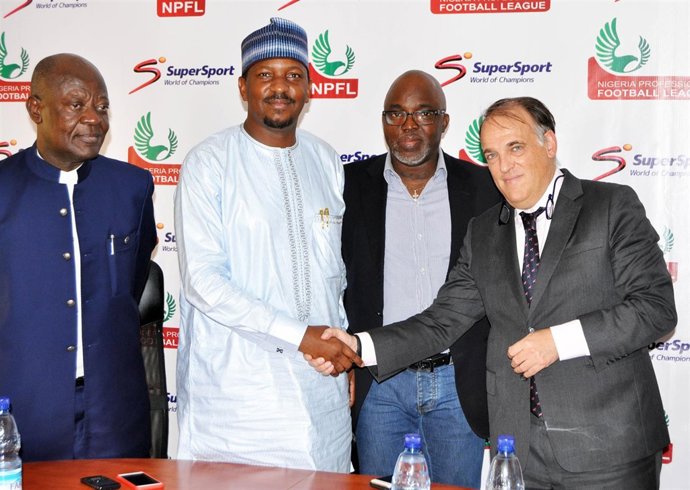 Javier Tebas viaja a Nigeria