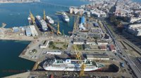 Cuatro cruceros coinciden a la vez en el astillero de Navantia de Cádiz para ser reparados