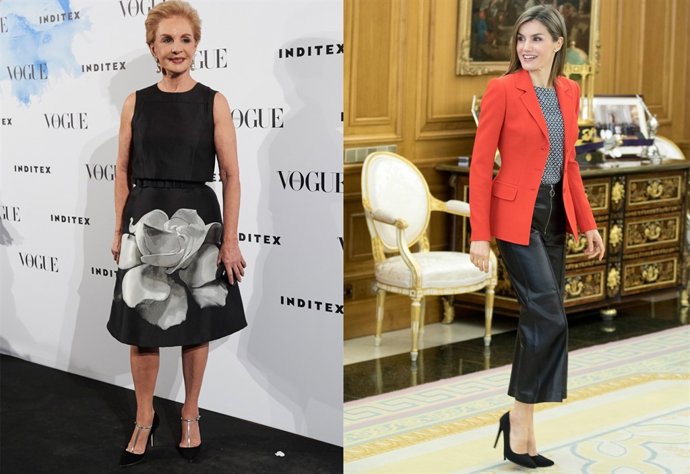 CAROLINA HERRERA Y REINA LETIZIA