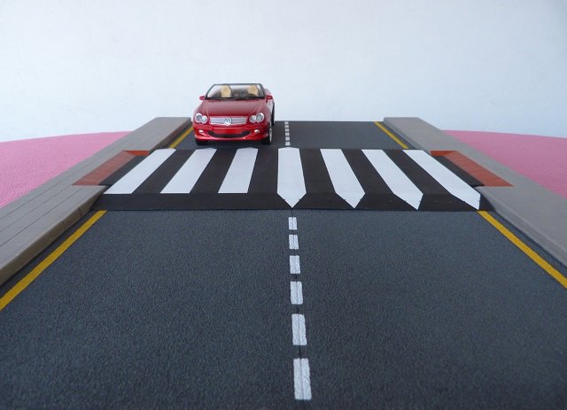 paso peatones elevado - youtube