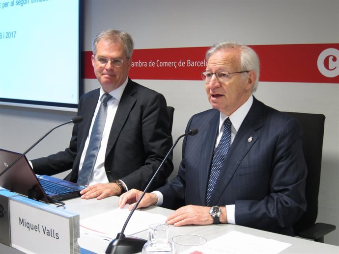 Joan Ramon Rovira y Miquel Valls (Cámara de Comercio de Barcelona)