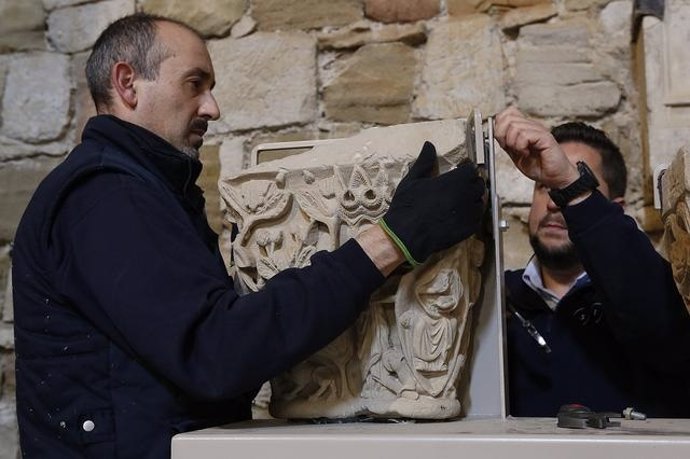 La Seu Vella de Lleida presta temporalmente un capitel al Palau Moja