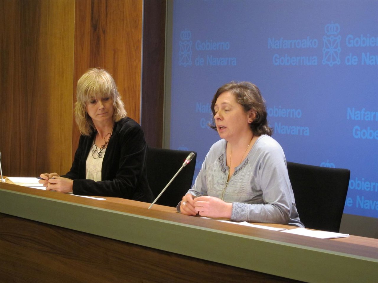 Ana Ollo e Isabel Elizalde.