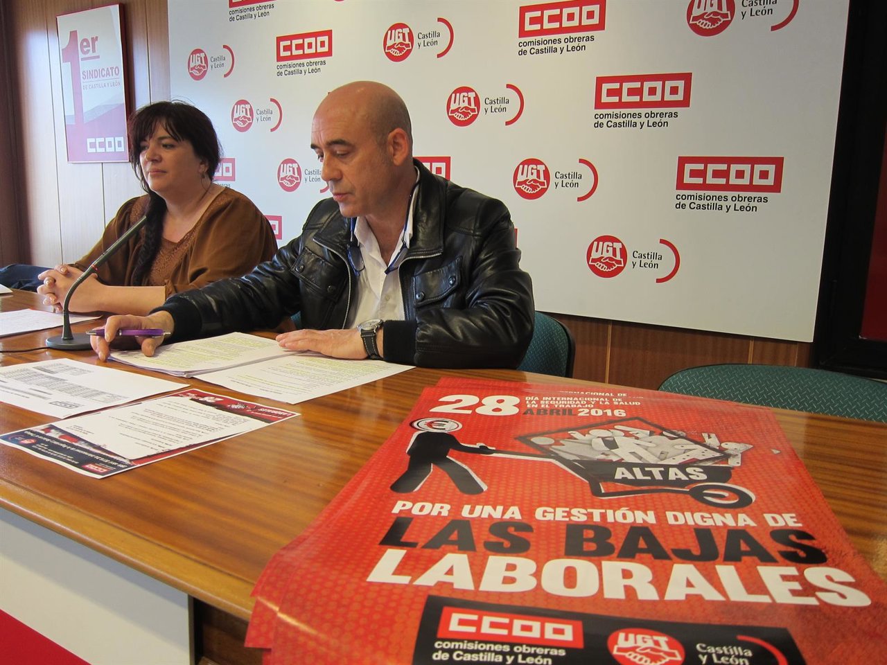 Pérez y Sanz Lubeiro presentan los actos del Día de la Salud Laboral