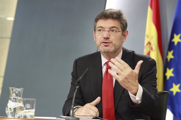 Rueda de prensa de Rafael Catalá tras el Consejo de Ministros