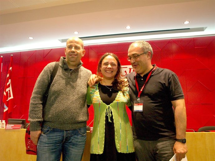 Osé Javier Navarro Pérez, Eveline Chagas y Alberto Jáuregui.