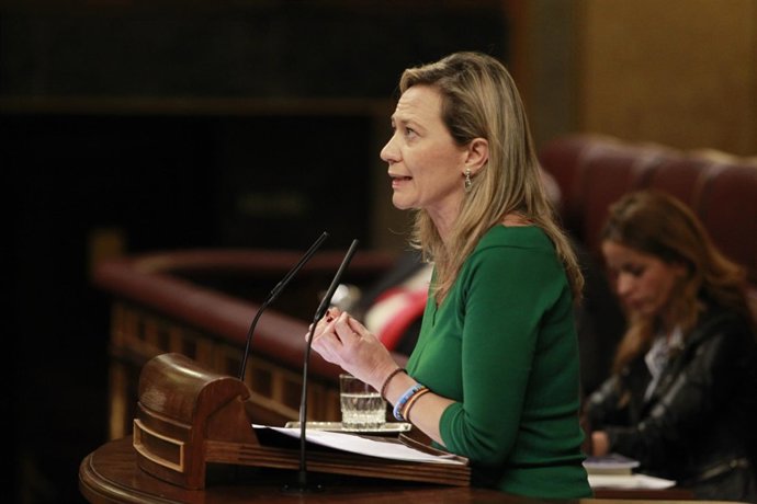 La juez Victoria Rosell, de Podemos, en el Congreso