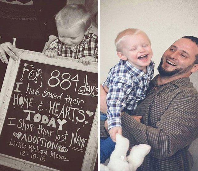 20 Conmovedoras Fotografías De Niños Que Acaban De Ser Adoptados