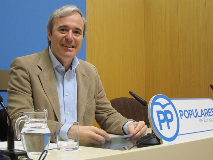 El portavoz municipal del PP en el Ayuntamiento de Zaragoza, Jorge Azcón