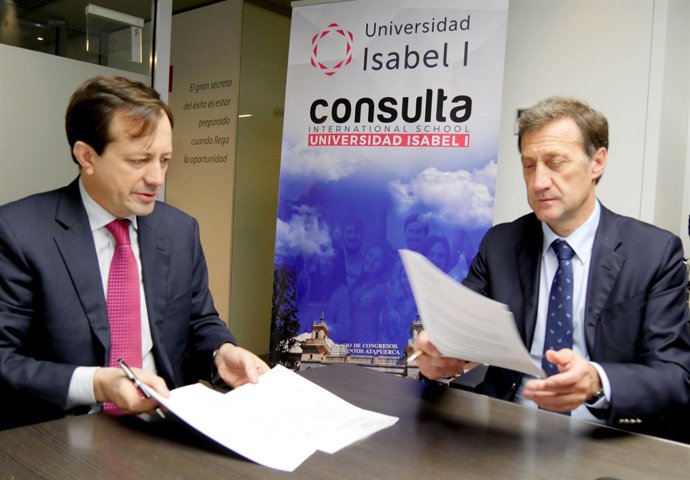 Nota De Prensa: Firma De Convenio Universidad Isabel I Y Consulta Formación